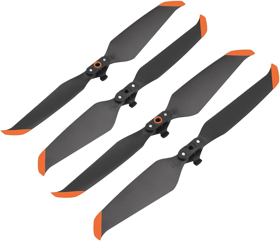 2 Pairs Mavic Air 2 / Air 2S Propellers Compatible with DJI Mavic Air 2 / Air 2S Drone Quick-Release Low-Noise Replacement Blades Props, Orange